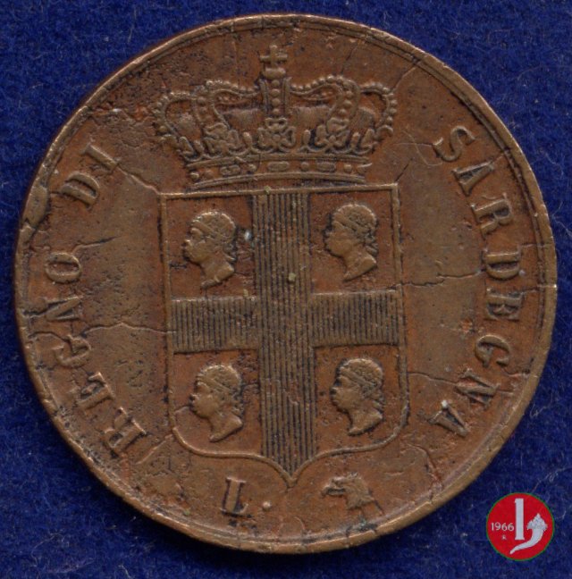 3 centesimi 1842 (Torino)