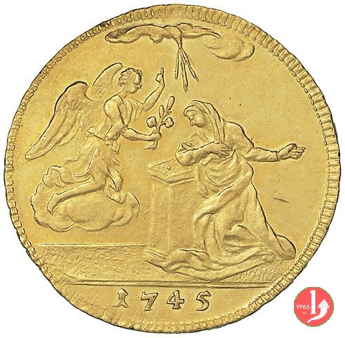 4 Zecchini 1745 (Torino)