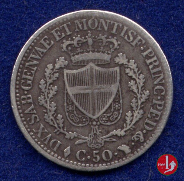 50 centesimi 1825 (Torino)