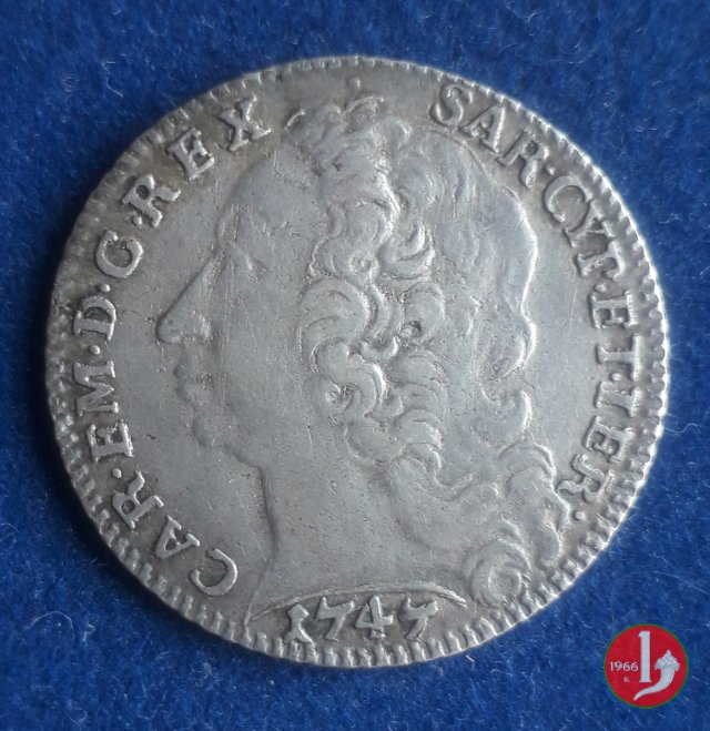 Lira III tipo 1747 (Torino)