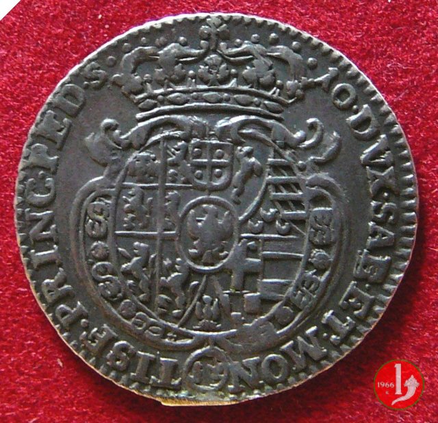 Mezza lira II tipo 1742 (Torino)