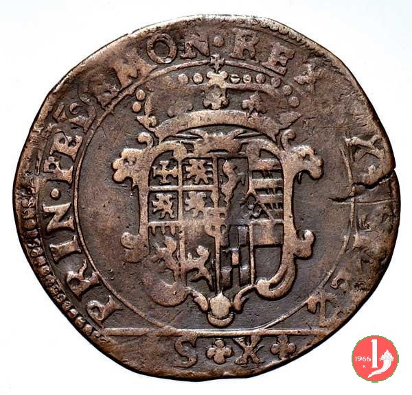 Mezza lira I tipo 1652 (Torino)