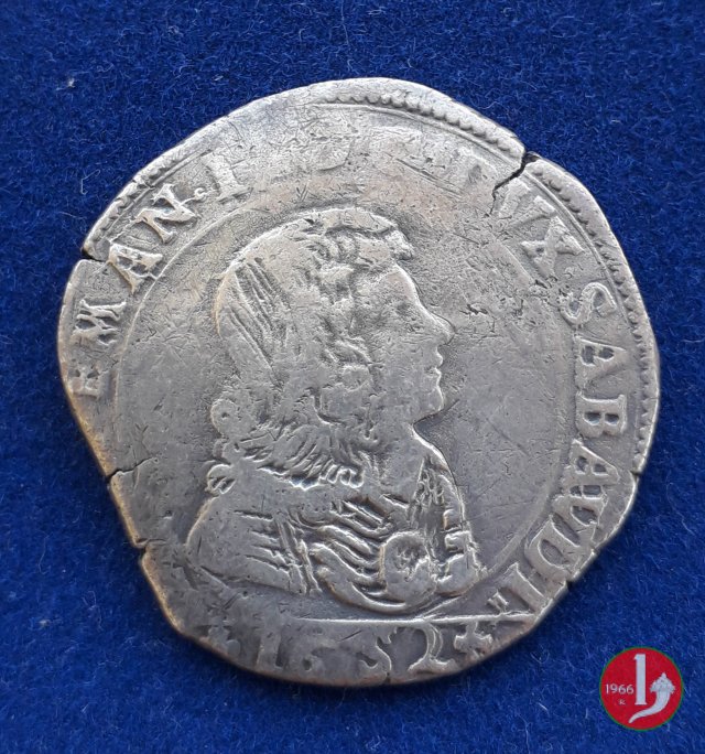 Mezza lira I tipo 1652 (Torino)