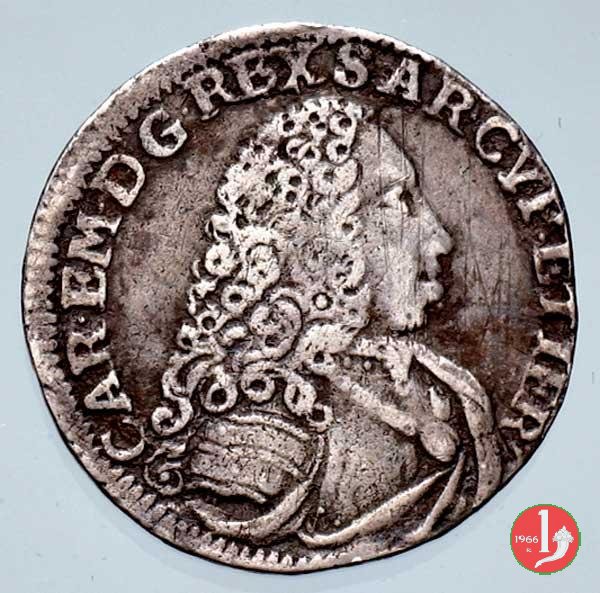 Mezza lira I tipo 1733 (Torino)