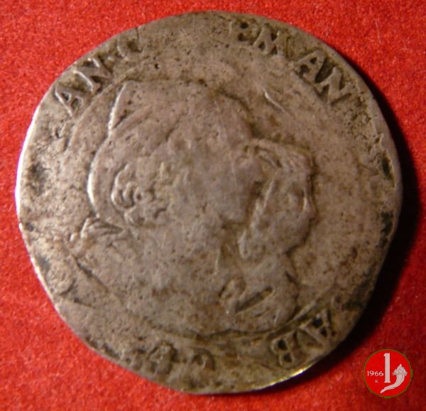 Mezza lira V tipo 1642 (Torino)