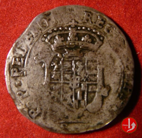 Mezza lira V tipo 1642 (Torino)