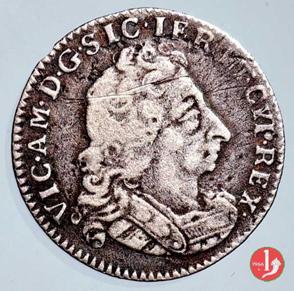 Mezza lira 1718 (Torino)