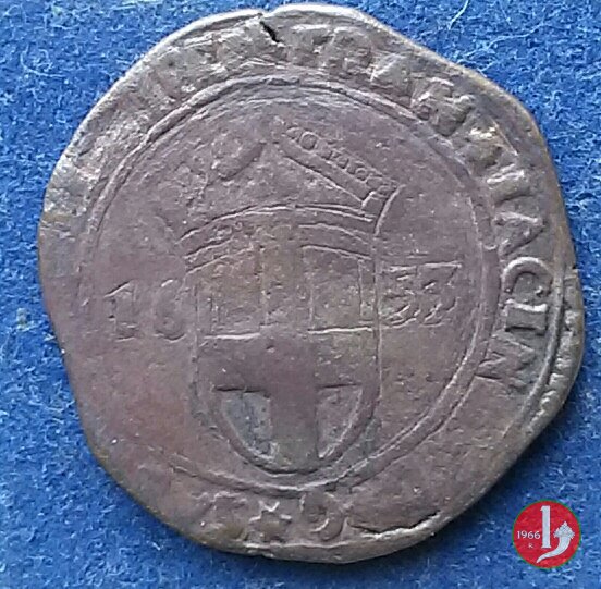 Quarto di lira II tipo 1638 (Vercelli)