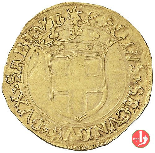 Scudo d'oro della croce V tipo 1552 (Aosta)