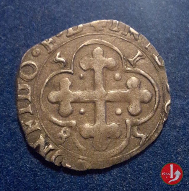 Soldo II tipo 1585 (Bourg)