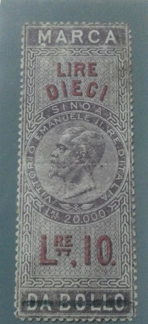 Marche da Bollo Lire 1866