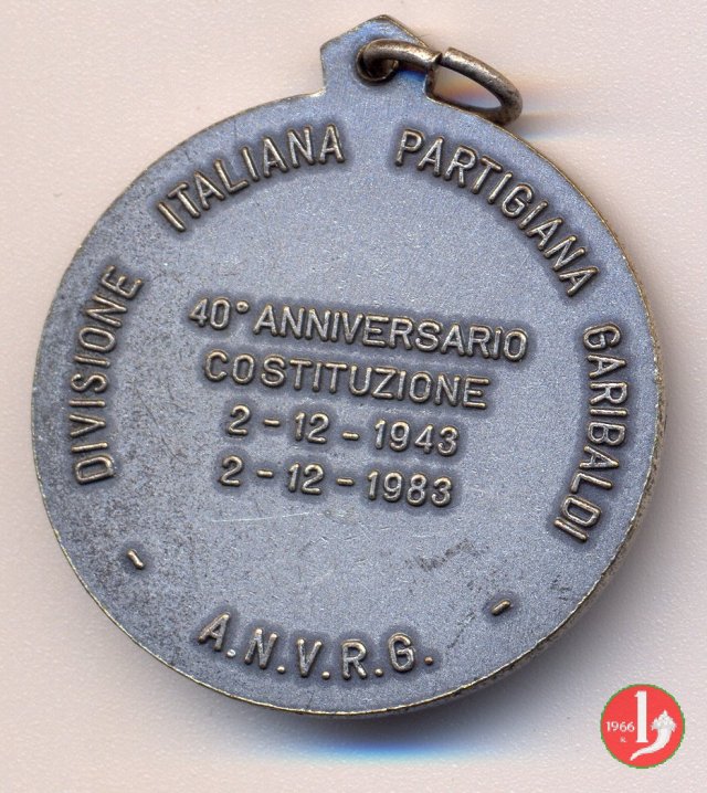 40° Anniversario della Costituzione della Brigata Partigiana Garibaldi 1983