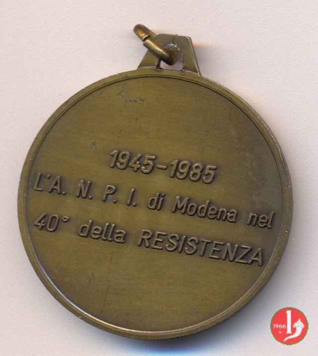 Modena e/o Piacenza nel 40° Della Resistenza 1985