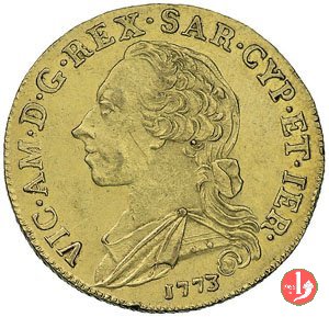 Carlino da 5 doppiette 1773 (Torino)