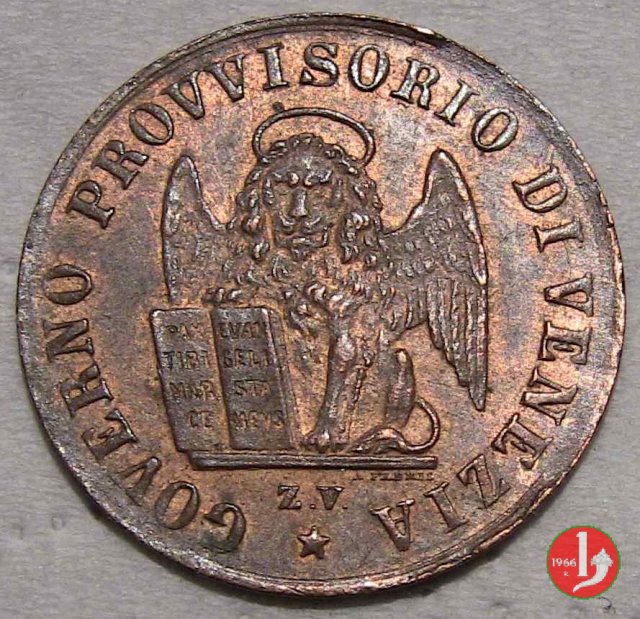 1 centesimo di lira corrente 1849 (Venezia)
