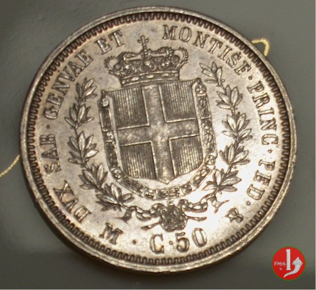 50 centesimi 1860 (Milano)