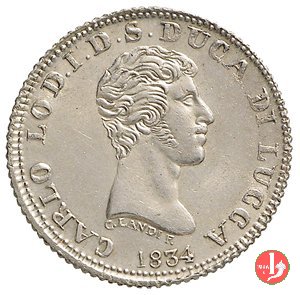 1 Lira 1834 (Lucca)