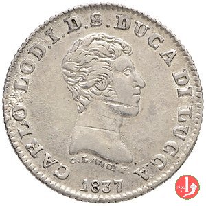 1 Lira 1837 (Lucca)