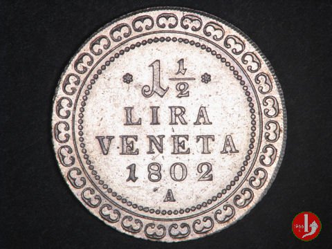 1 lira e mezza 1802 (Vienna)