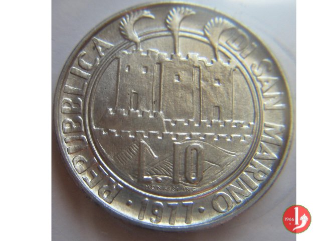 10 Lire 1977 (Roma)