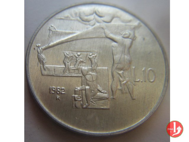 10 Lire 1982 (Roma)