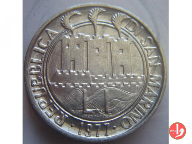 1 Lira 1977 (Roma)