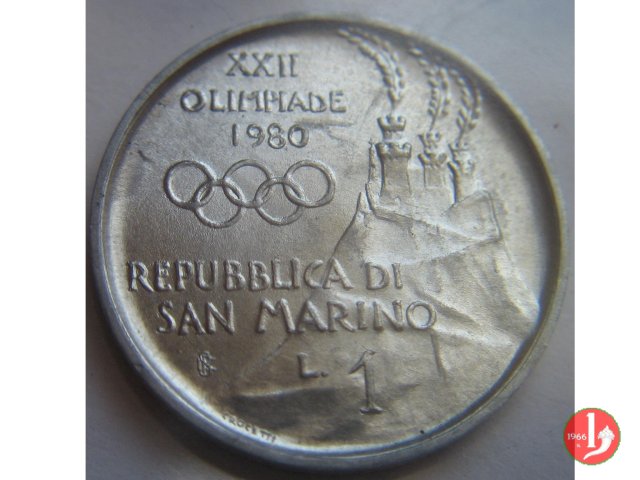 1 Lira 1980 (Roma)