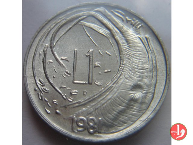 1 Lira 1981 (Roma)