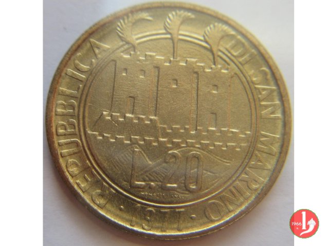 20 Lire 1977 (Roma)