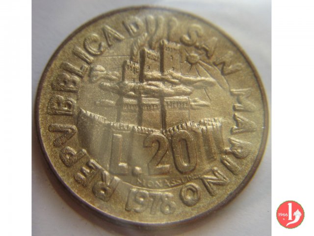 20 Lire 1978 (Roma)