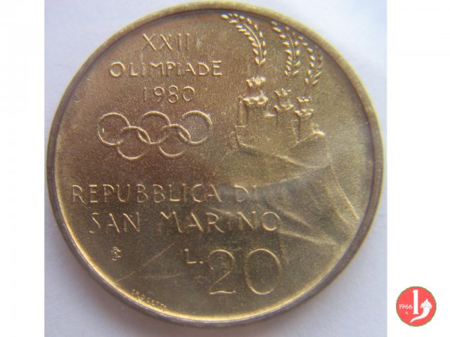 20 Lire 1980 (Roma)