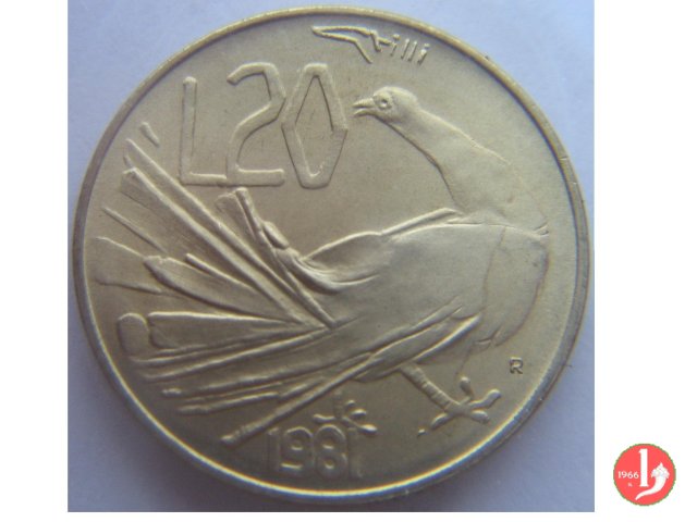 20 Lire 1981 (Roma)