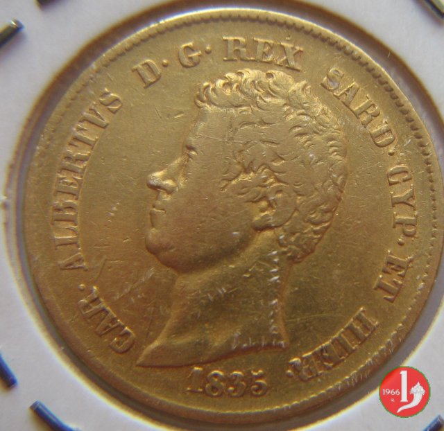 20 lire o Marengo 1835 (Genova)