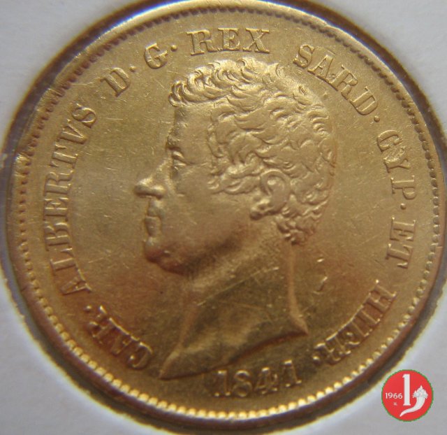 20 lire o Marengo 1841 (Genova)