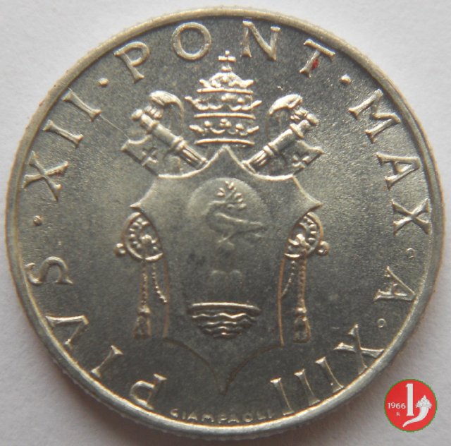 2 Lire V Tipo 1951 (Roma)