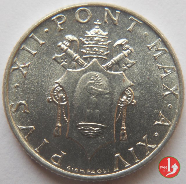 2 Lire V Tipo 1952 (Roma)