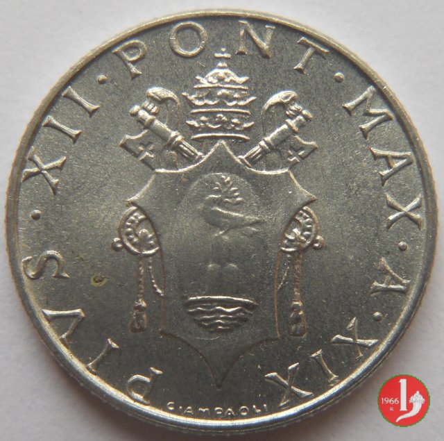 2 Lire V Tipo 1957 (Roma)