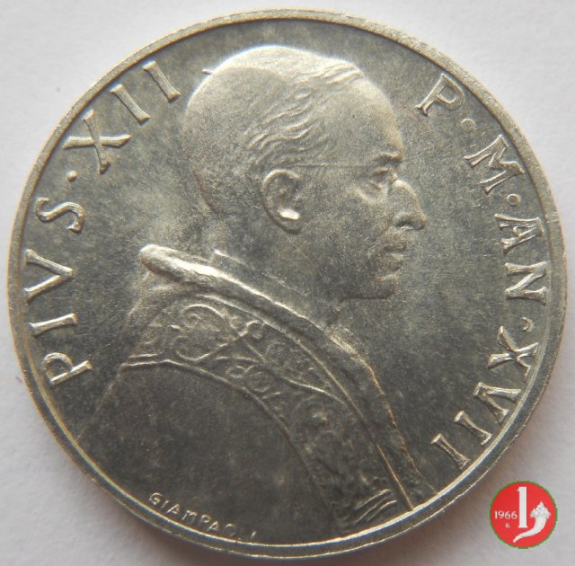 5 Lire V Tipo 1955 (Roma)