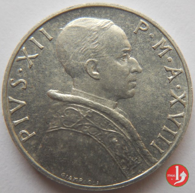 5 Lire V Tipo 1956 (Roma)