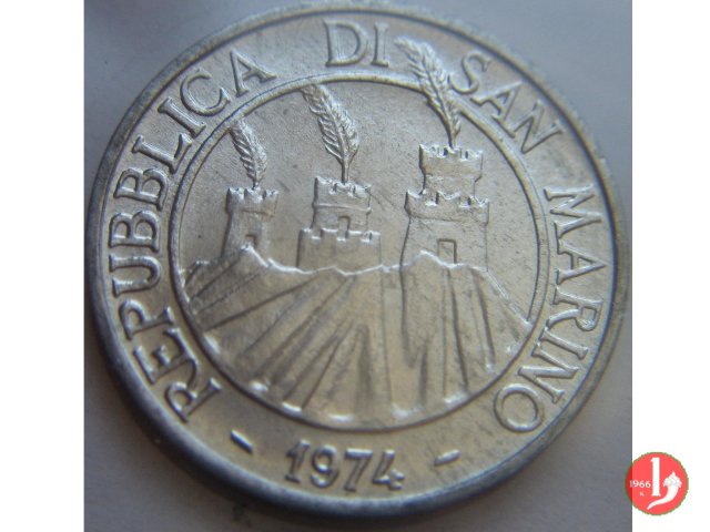 5 Lire 1974 (Roma)