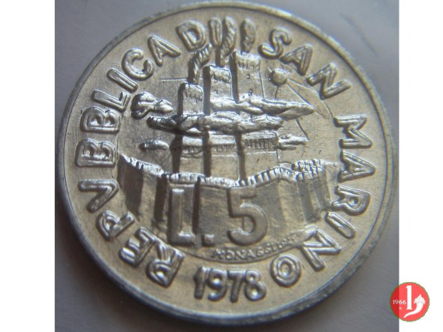 5 Lire 1978 (Roma)