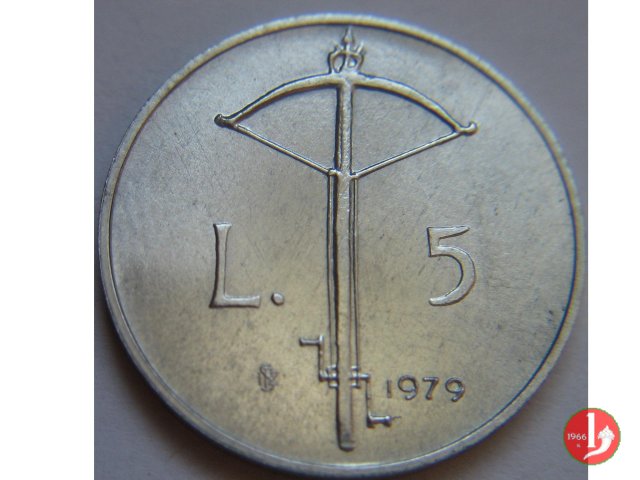 5 Lire 1979 (Roma)