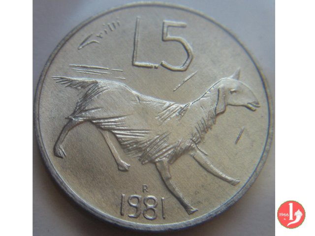 5 Lire 1981 (Roma)