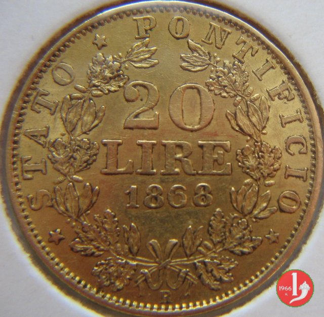 Marengo o 20 lire 1868 (Roma)