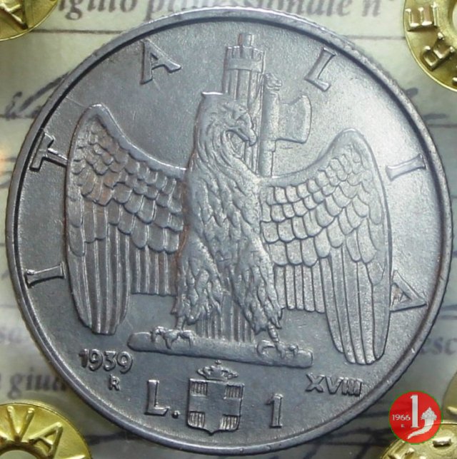 1 lira Impero 1939 (Roma)