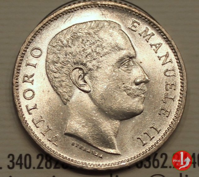 1 lira aquila sabauda 1901 (Roma)