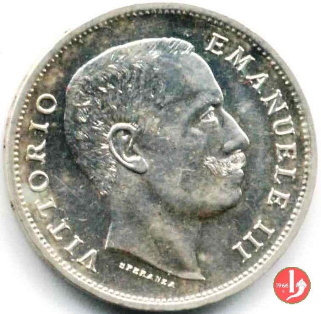 1 lira aquila sabauda 1906 (Roma)