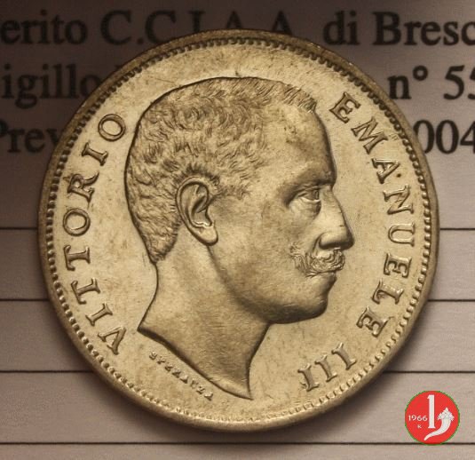 1 lira aquila sabauda 1907 (Roma)