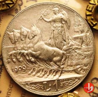 1 lira quadriga veloce 1909 (Roma)