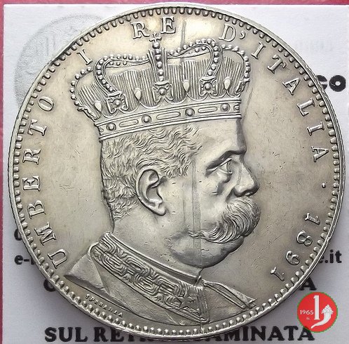 1 tallero 1891 (Roma)